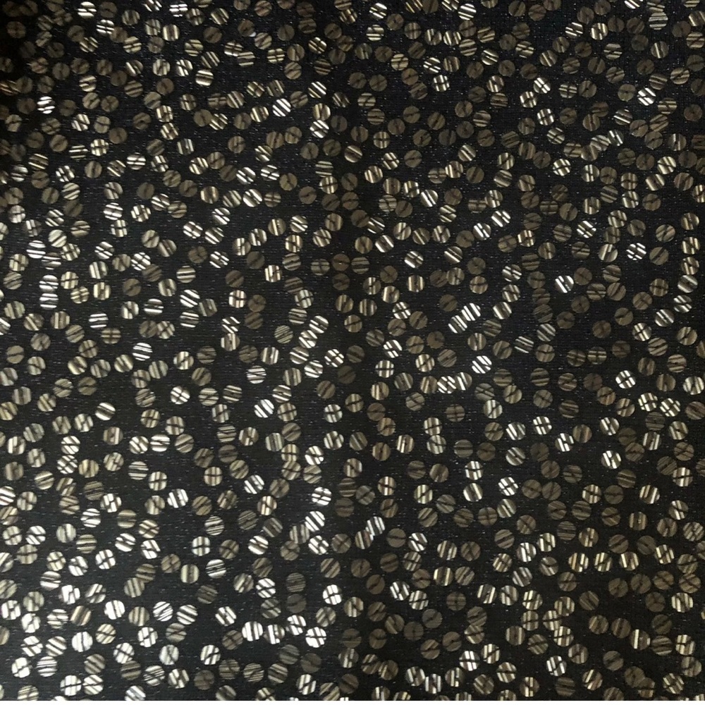 Carmen Marc Valvo Black Cardigan Sweater Gold Sequins Women’s Size Small NWOT - Picture 3 of 6